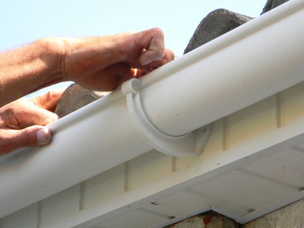 Plastic Gutter Repair in Madison