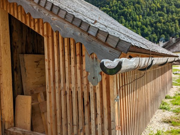 Wood Gutter Installation in Madison
