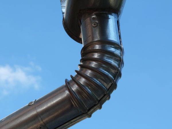 Metal Downspout Installation in Madison